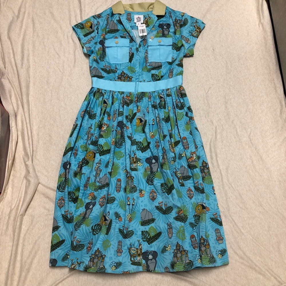 NWT Disney Dress Shop Jungle Cruise Dress Retro WDW Disneyland Adventureland